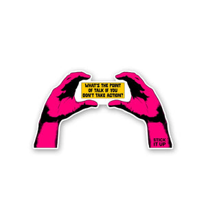 What's The Point Sticker waterproof vinyl decal for laptop, bike, car & bottle