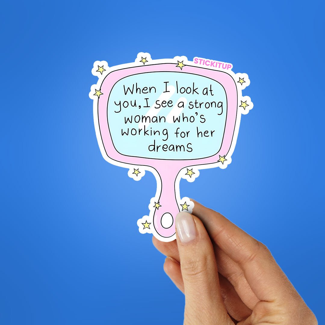 WHEN I LOOK AT YOU Sticker waterproof vinyl decal for laptop, bike, car & bottle