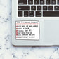 When You're Overwhlemed Sticker waterproof vinyl decal for laptop, bike, car & bottle
