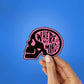 Where Is My Mind Sticker waterproof vinyl decal for laptop, bike, car & bottle