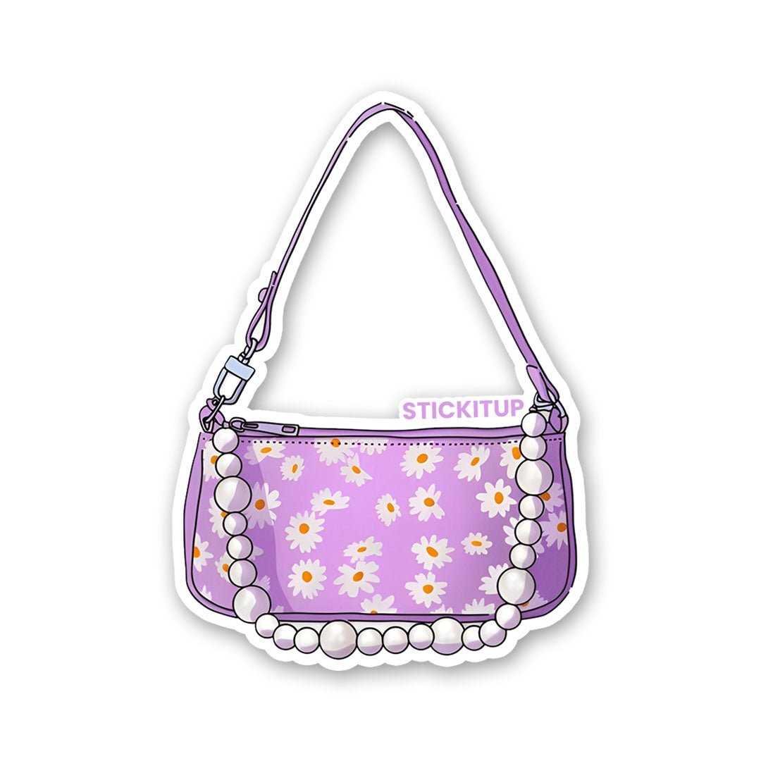 WHITE FLOWER BAG Sticker - Stickers | STICK IT UP