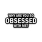 Why Are You Bumper Sticker waterproof vinyl decal for laptop, bike, car & bottle