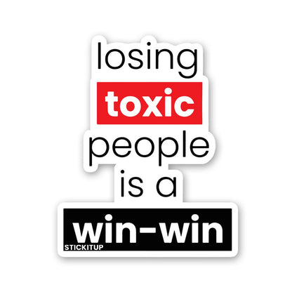 Win Win Sticker waterproof vinyl decal for laptop, bike, car & bottle