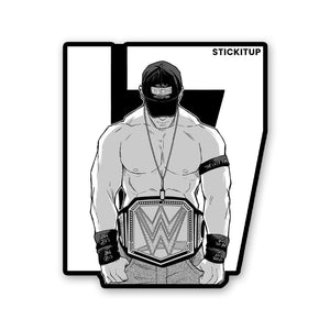 WRESTLING BEAST Sticker waterproof vinyl decal for laptop, bike, car & bottle