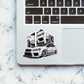 WRX Sticker waterproof vinyl decal for laptop, bike, car & bottle
