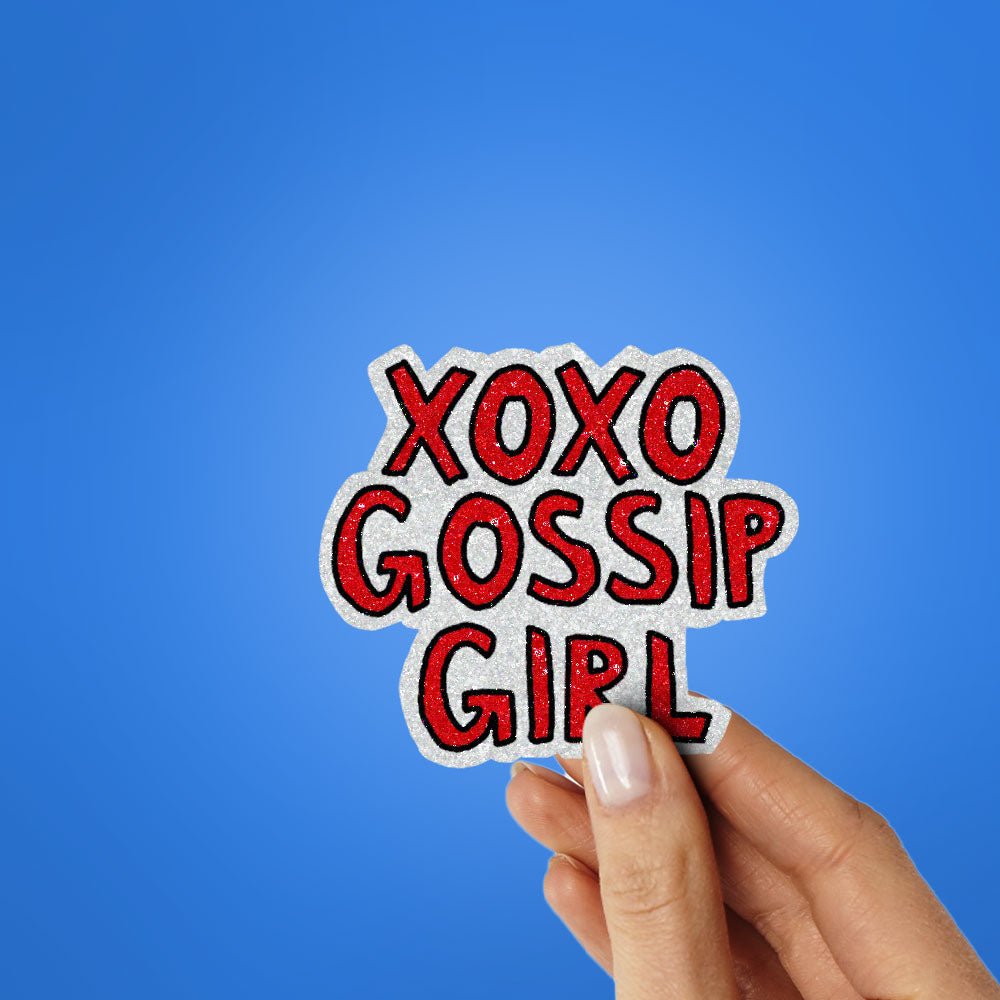 Xoxo Girl Glitter Sticker waterproof vinyl decal for laptop, bike, car & bottle