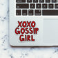 Xoxo Girl Glitter Sticker waterproof vinyl decal for laptop, bike, car & bottle