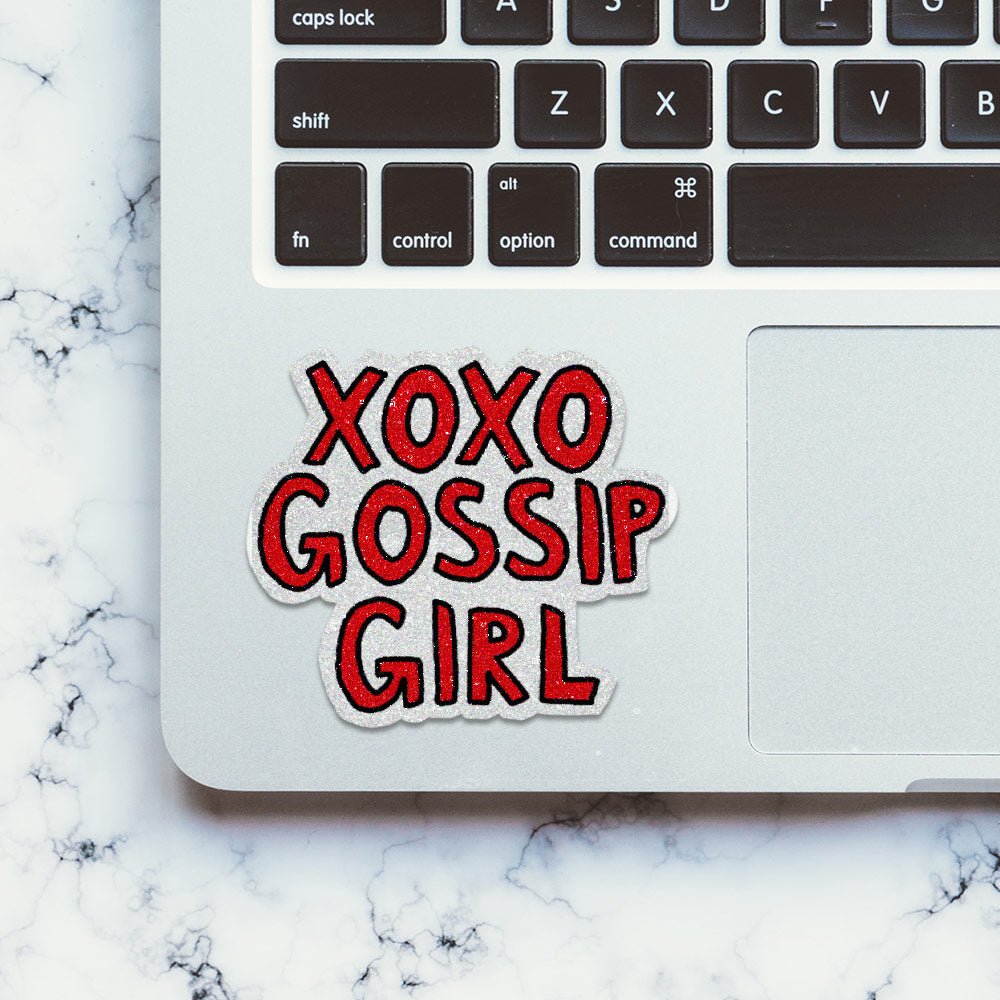 Xoxo Girl Glitter Sticker waterproof vinyl decal for laptop, bike, car & bottle