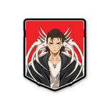 Yeager Sticker waterproof vinyl decal for laptop, bike, car & bottle