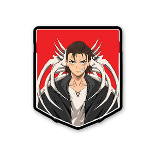 Yeager Sticker waterproof vinyl decal for laptop, bike, car & bottle