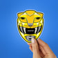 Yellow Ranger Sticker waterproof vinyl decal for laptop, bike, car & bottle
