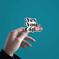 Yes you can Sticker waterproof vinyl decal for laptop, bike, car & bottle