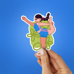 Yoga Girl Sticker - STICK IT UP