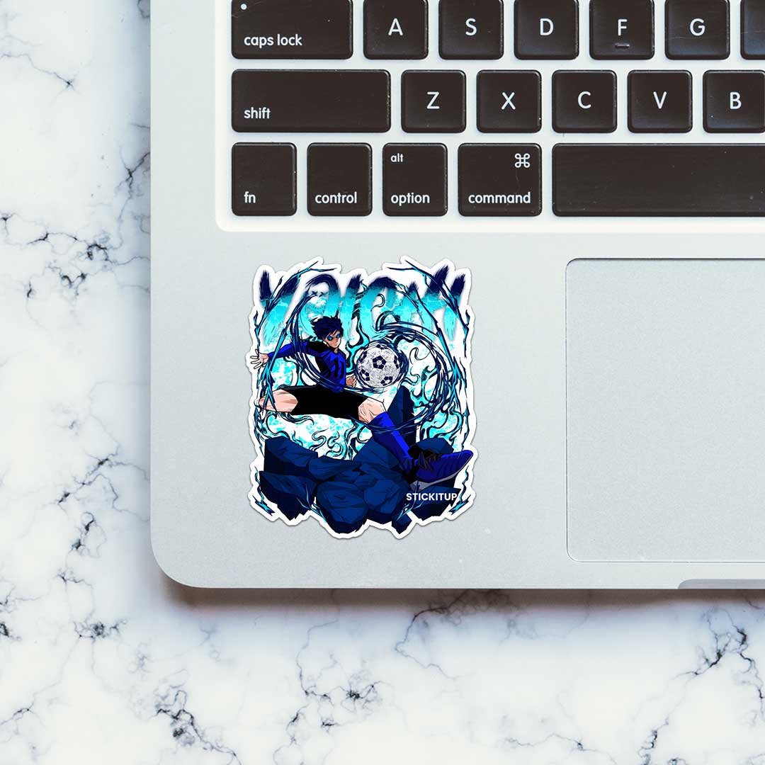 Yoichi Blue Lock Sticker waterproof vinyl decal for laptop, bike, car & bottle