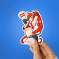 Yoko Littner Sticker waterproof vinyl decal for laptop, bike, car & bottle