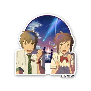YOUR NAME Sticker waterproof vinyl decal for laptop, bike, car & bottle