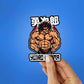 Yujiro Hanma Sticker waterproof vinyl decal for laptop, bike, car & bottle