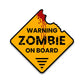Zombie Bumper Sticker waterproof vinyl decal for laptop, bike, car & bottle