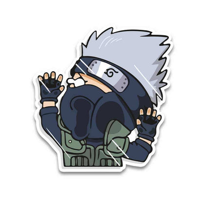 Flat face kakashi Reflective Sticker | STICK IT UP