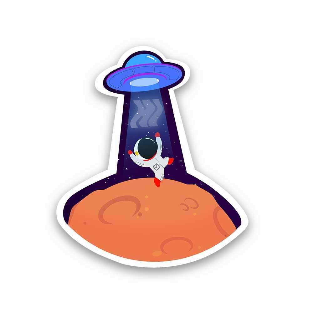 Alien abduction Reflective Sticker | STICK IT UP