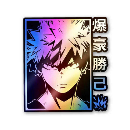 Katsuki Bakugo Holographic Stickers | STICK IT UP