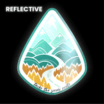 Take The Scenic Route Bumper Sticker waterproof vinyl decal for laptop, bike, car & bottle
