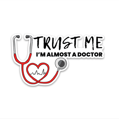 Trust Me Bumper Sticker waterproof vinyl decal for laptop, bike, car & bottle