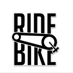Ride Bike Bumper Sticker waterproof vinyl decal for laptop, bike, car & bottle