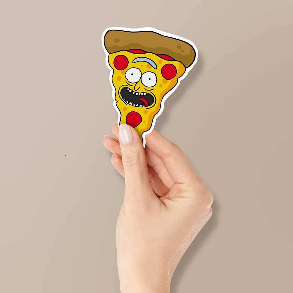 Pizza rick Reflective Sticker | STICK IT UP