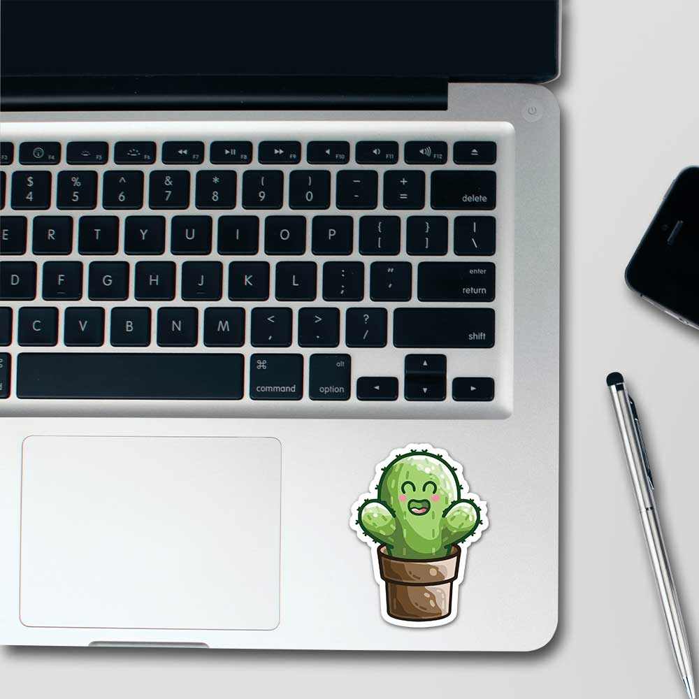 Hug me cactus Reflective Sticker | STICK IT UP