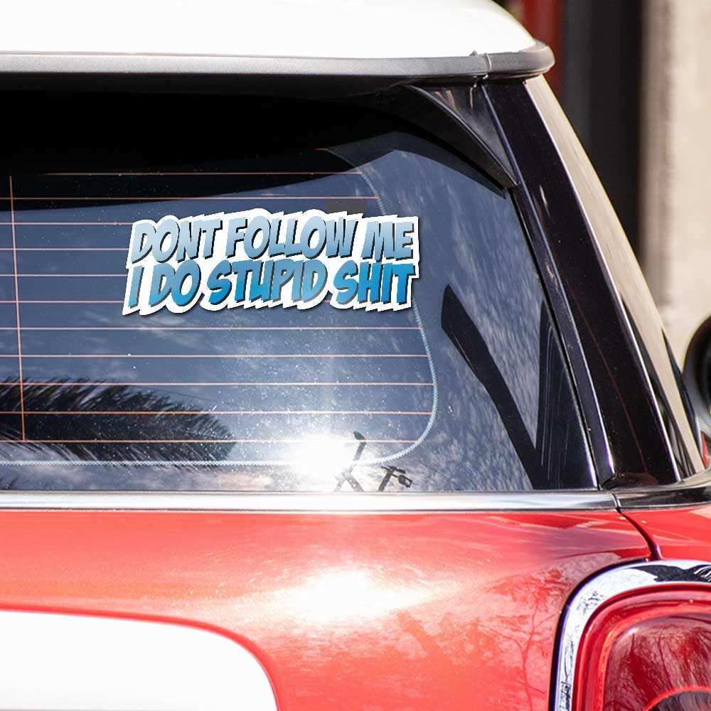 Don't follow me Reflective Sticker | STICK IT UP