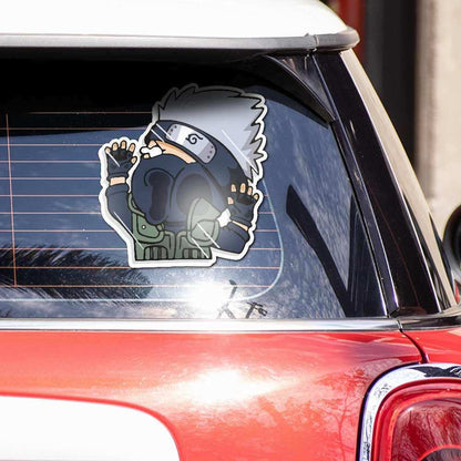 Flat face kakashi Reflective Sticker | STICK IT UP