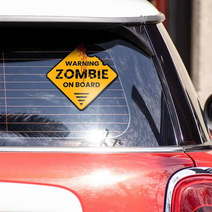 Zombie on board Reflective Sticker | STICK IT UP