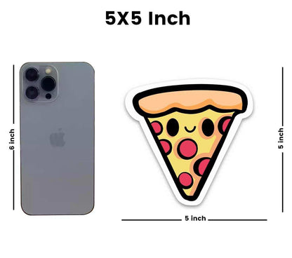 Cute Pizza Reflective Sticker | STICK IT UP