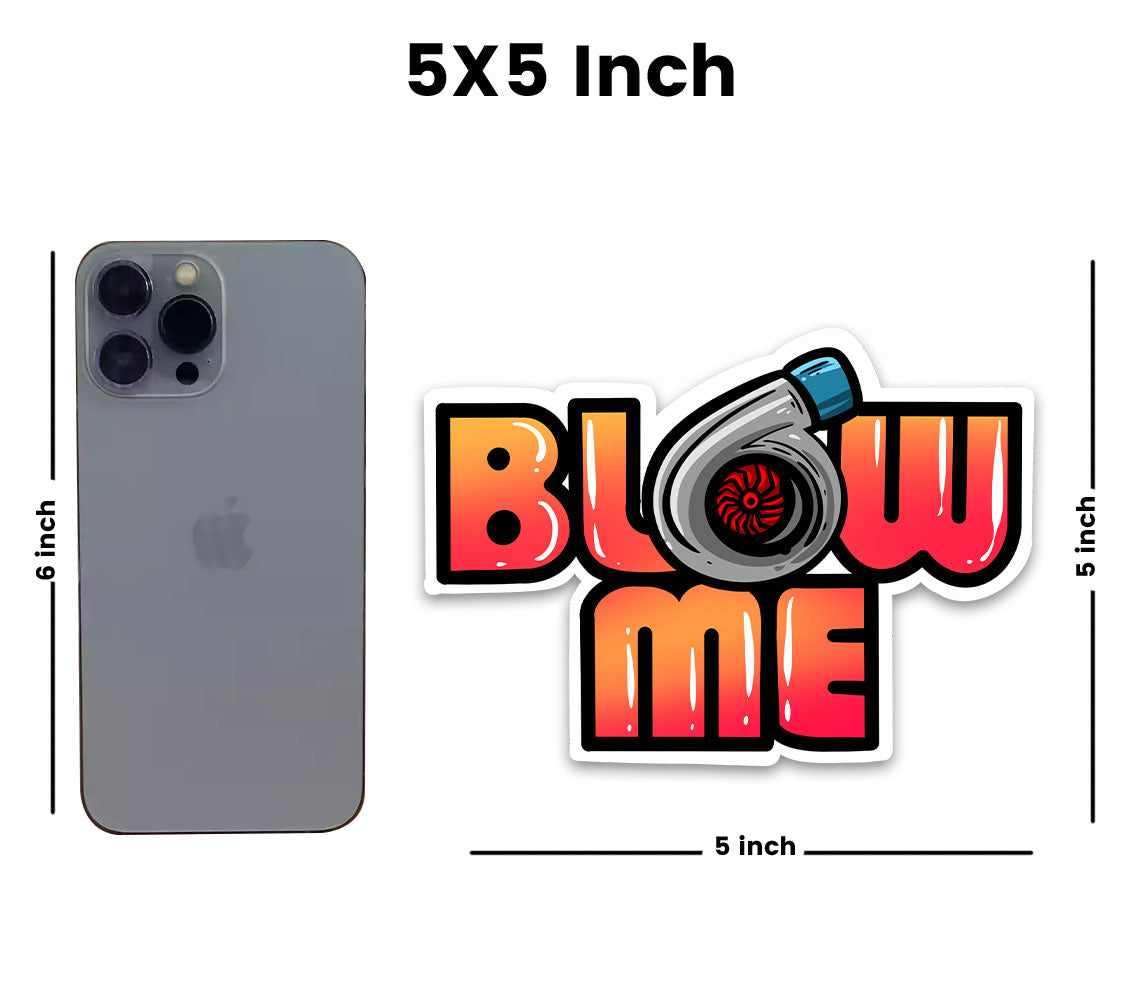 Blow me Reflective Sticker | STICK IT UP