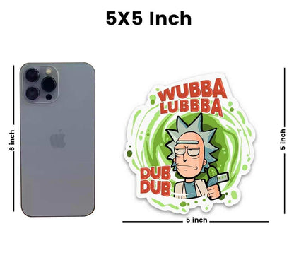 Wubba lubbba Reflective Sticker | STICK IT UP