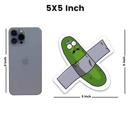 Pickle rick Reflective Sticker | STICK IT UP