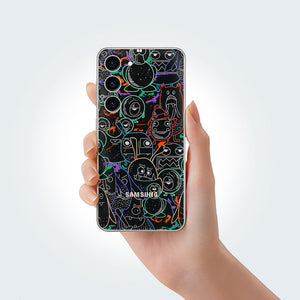 Neon Monster Pattern Phone Skins
