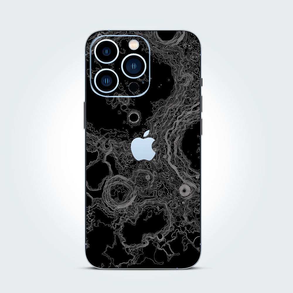 Moon Map Phone Skins