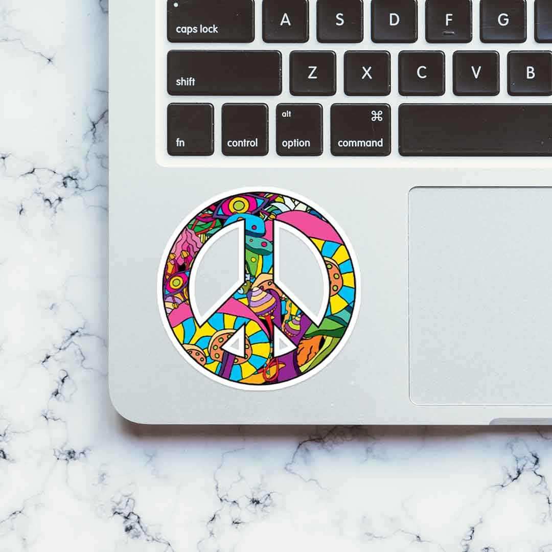 Peace Graffiti sticker | STICK IT UP