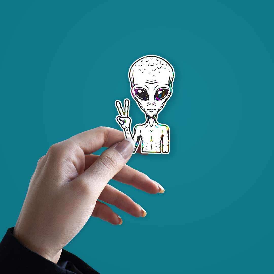 Alien sticker | STICK IT UP