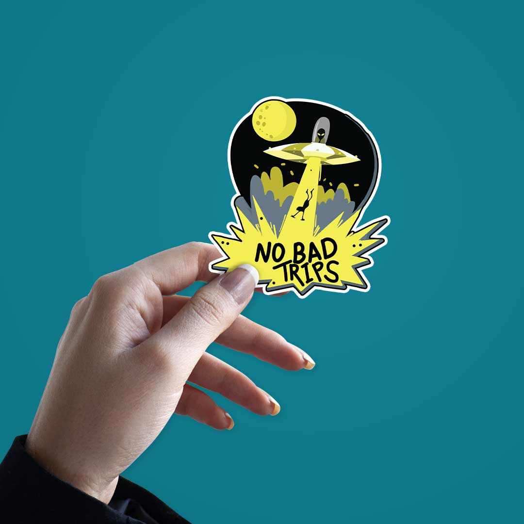 No Bad Trips sticker | STICK IT UP