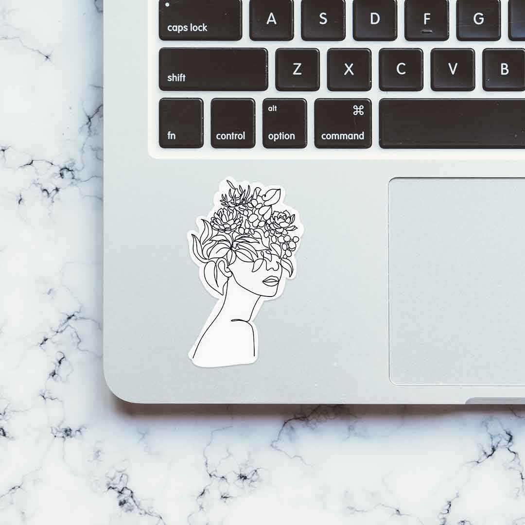 Mind Like a flower sticker | STICK IT UP