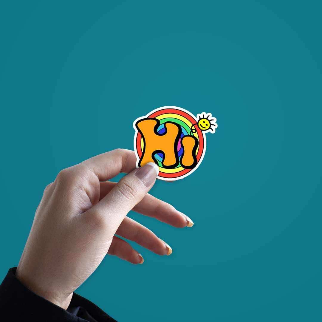 Hi sticker | STICK IT UP