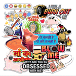 Reflective Sticker Pack [15 Sticker] waterproof vinyl decal for laptop, bike, car & bottle