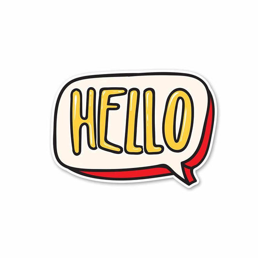 HELLO Sticker | STICK IT UP