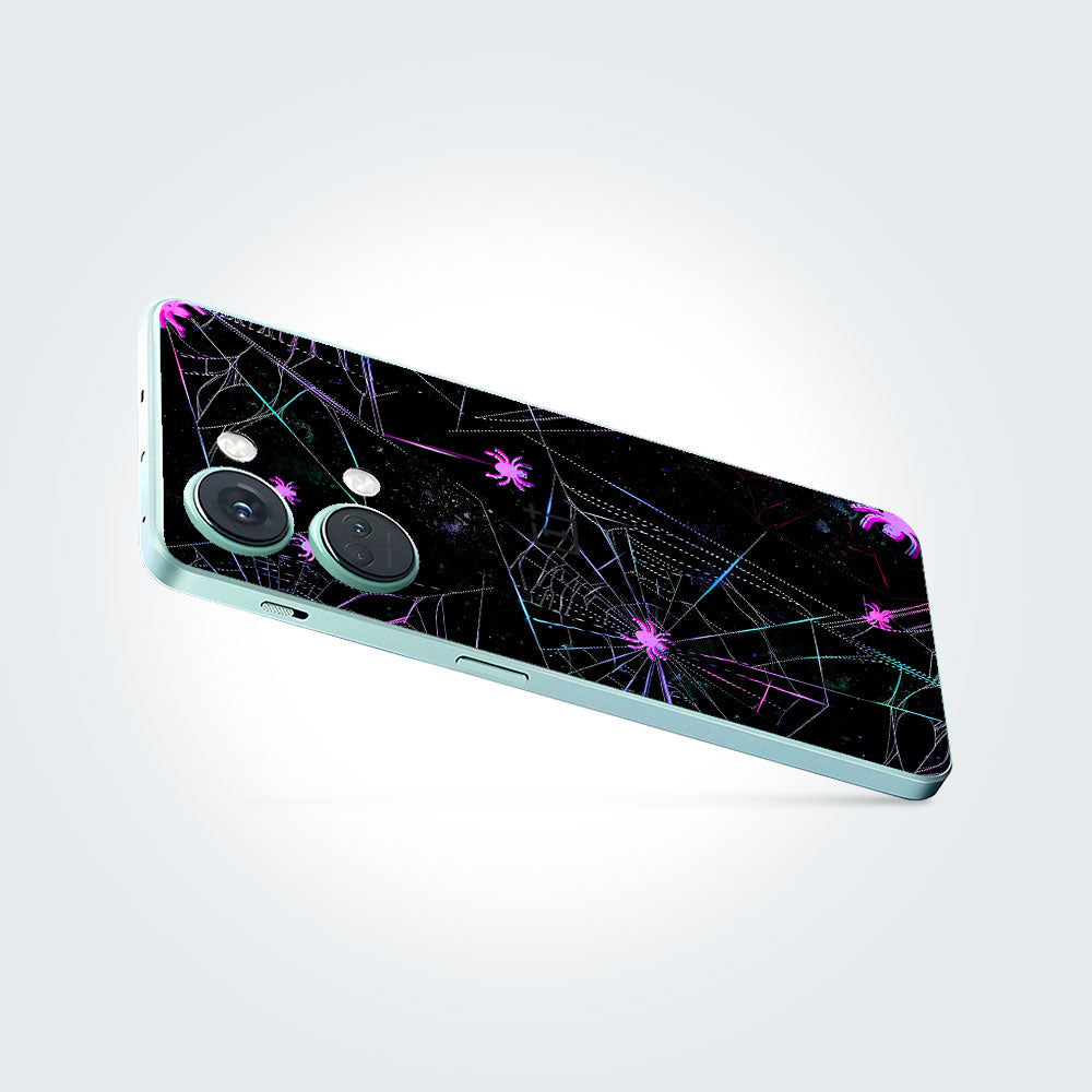 Glowing Spiders Phone Skins