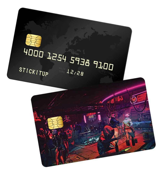 The bar of ultimate pleasure credit card skin | STICK IT UP