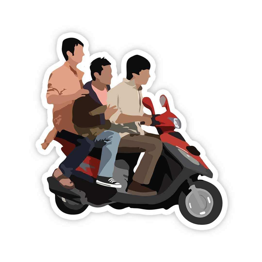 3 Idiots Sticker - STICK IT UP