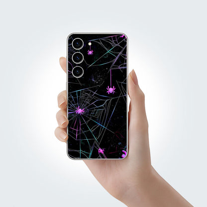 Glowing Spiders Phone Skins